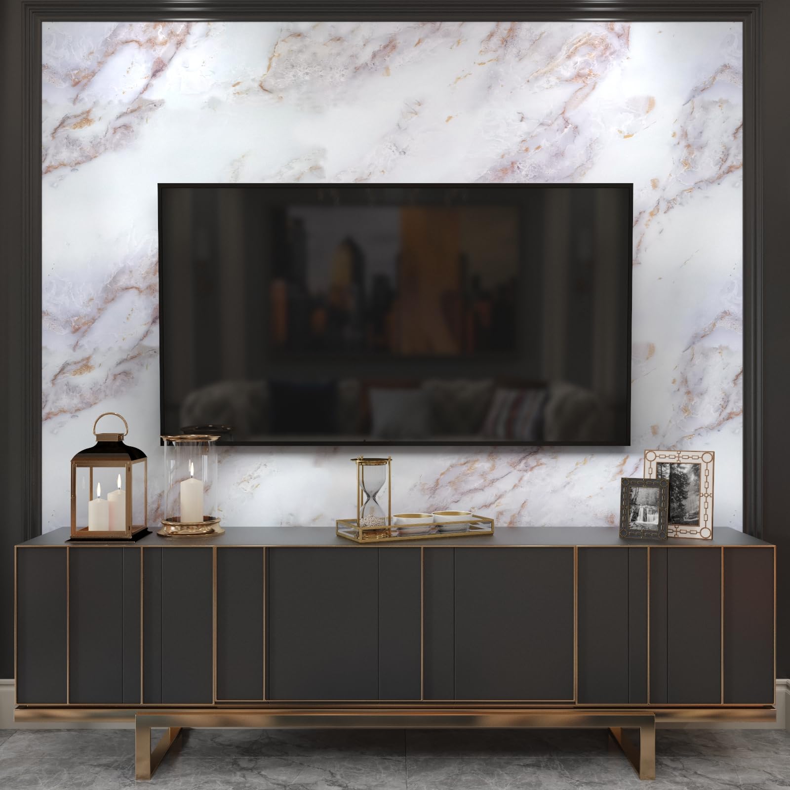 VIOPVERY Marble Contact Paper - 15.7