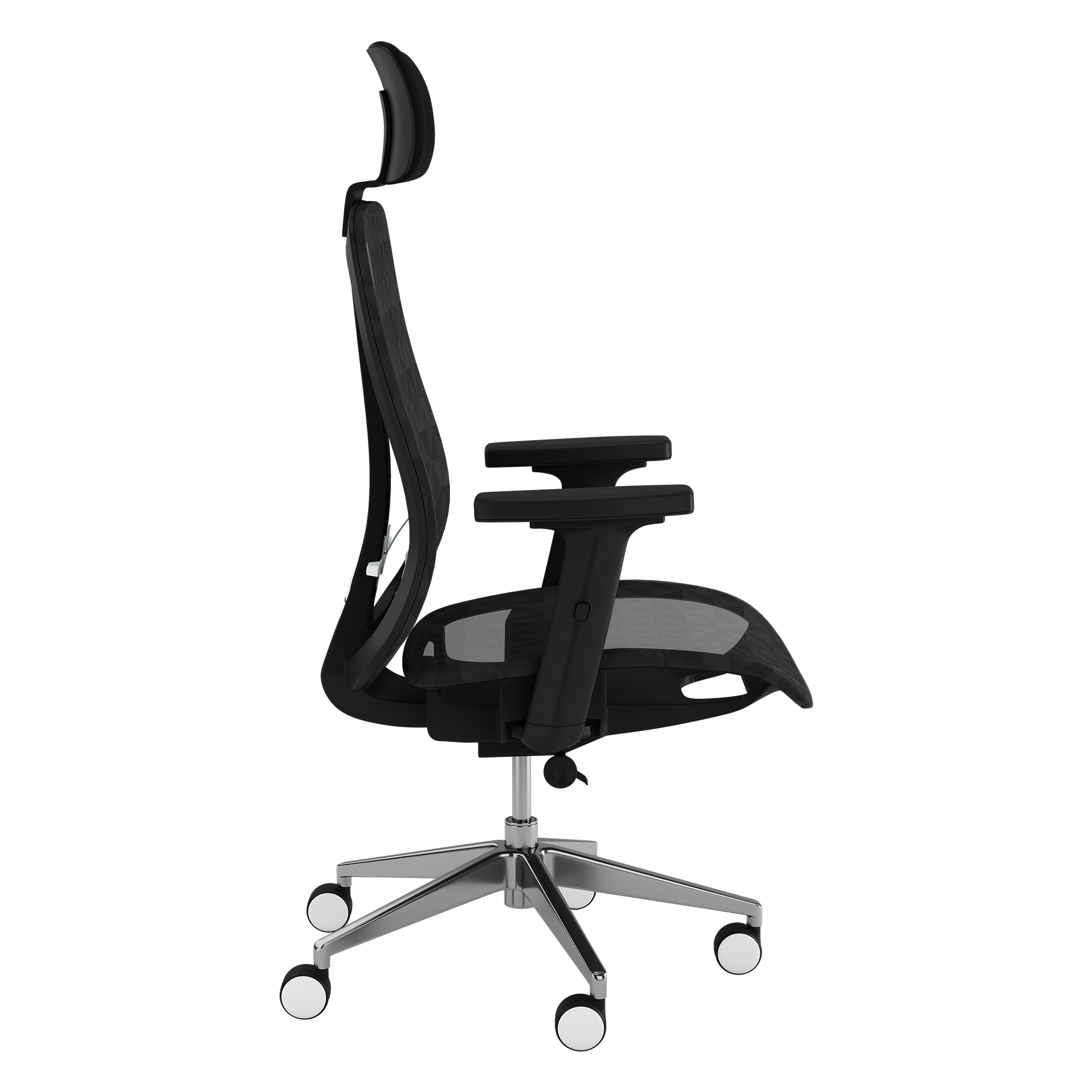 Ergonomic Mesh Office Chair with Adjustable Headrest & Lumbar Support - Comfortable Computer Desk Chair for Home & Office Workspaces - Perfect for Long Hours of Sitting, Gaming, and Remote Work