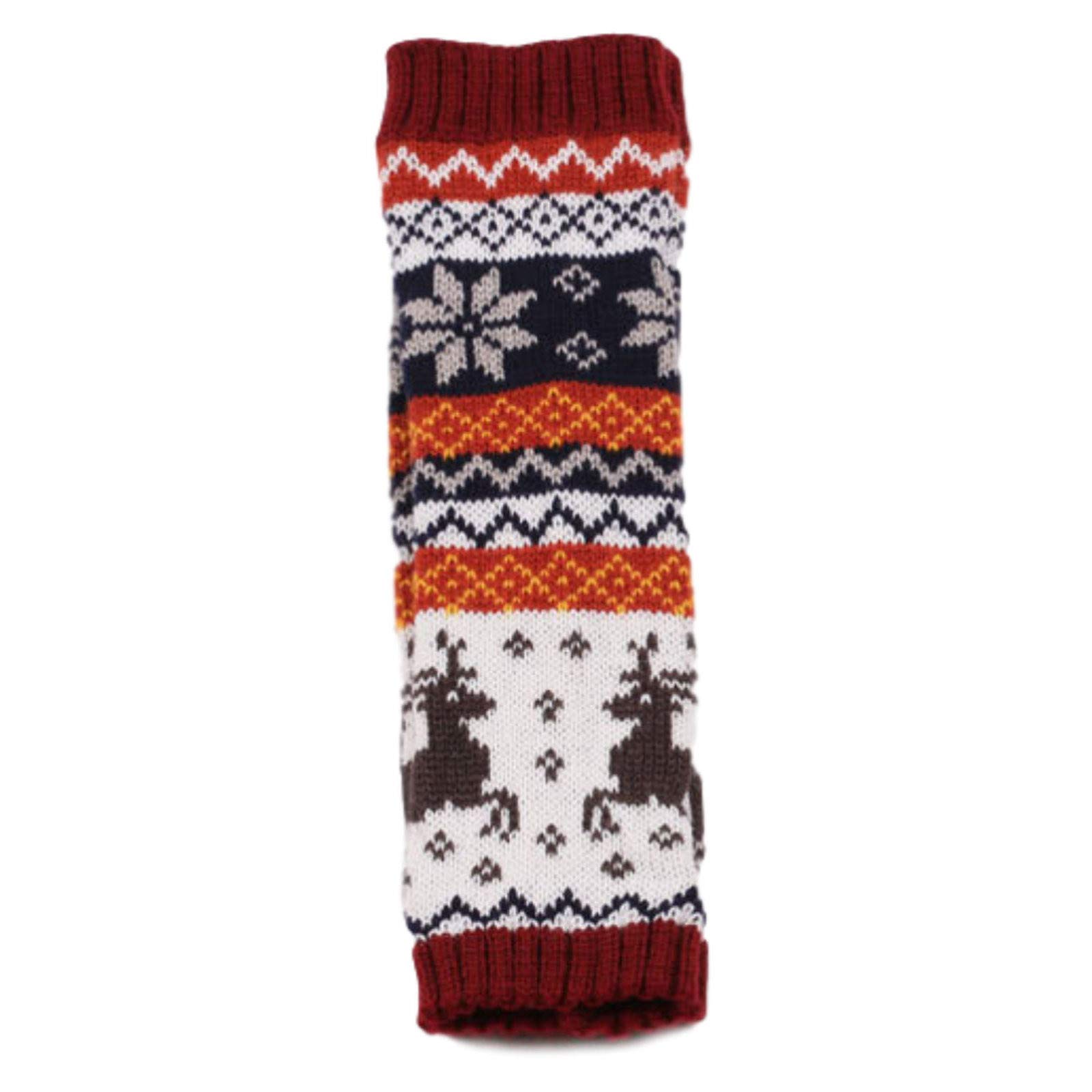 Women's Fingerless Knitted Gloves - Soft Warm Winter Mittens for Ladies, Perfect for Outdoor Activities, Driving, and Typing in Cold Weather