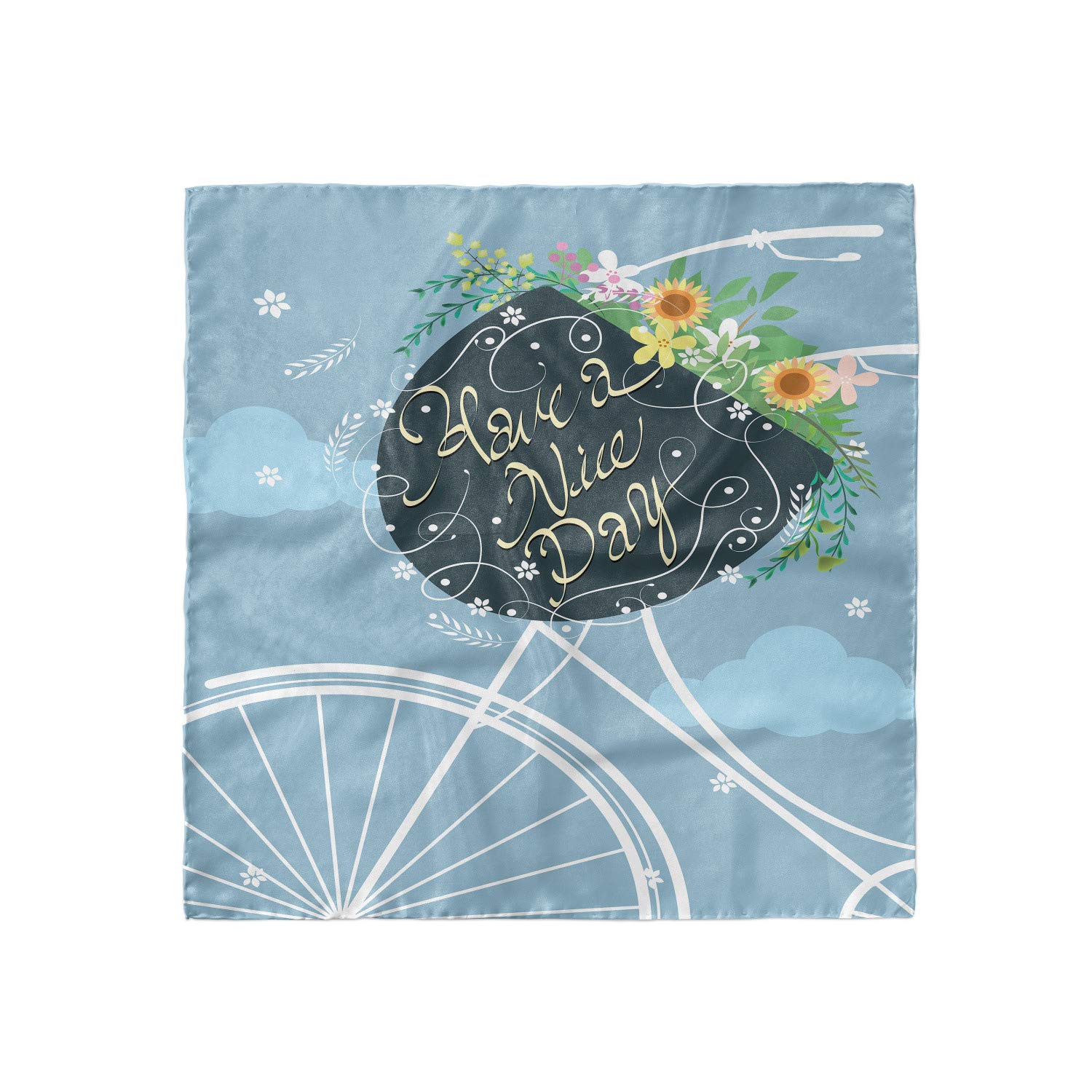 Ambesonne Stylish Hair Scarf with 