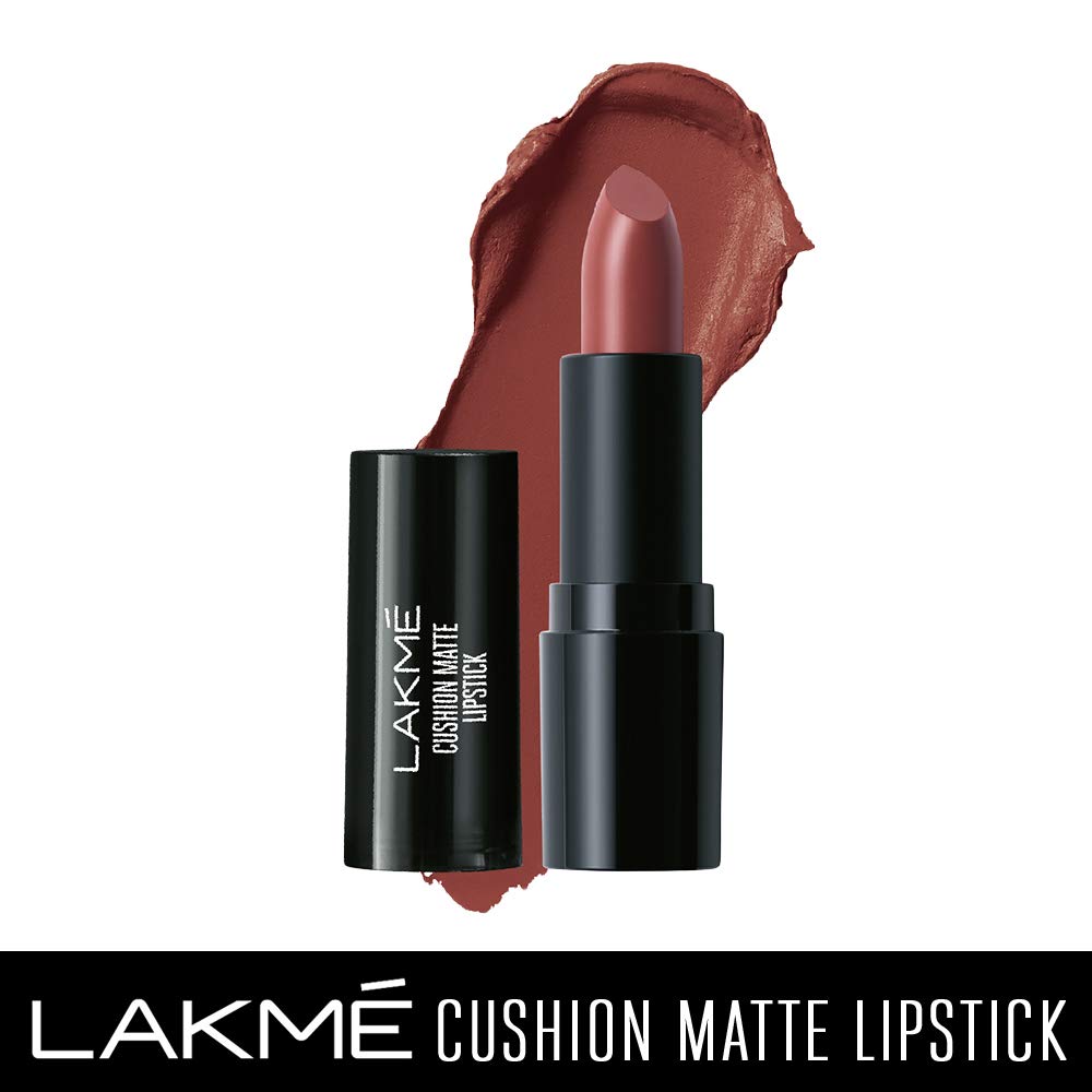 LAKMÉ Forever Matte Lipstick with French Rose Oil Extracts - Nude Toast (4.5g) | Long-Lasting, Hydrating Lip Color for Everyday Wear & Special Occasions