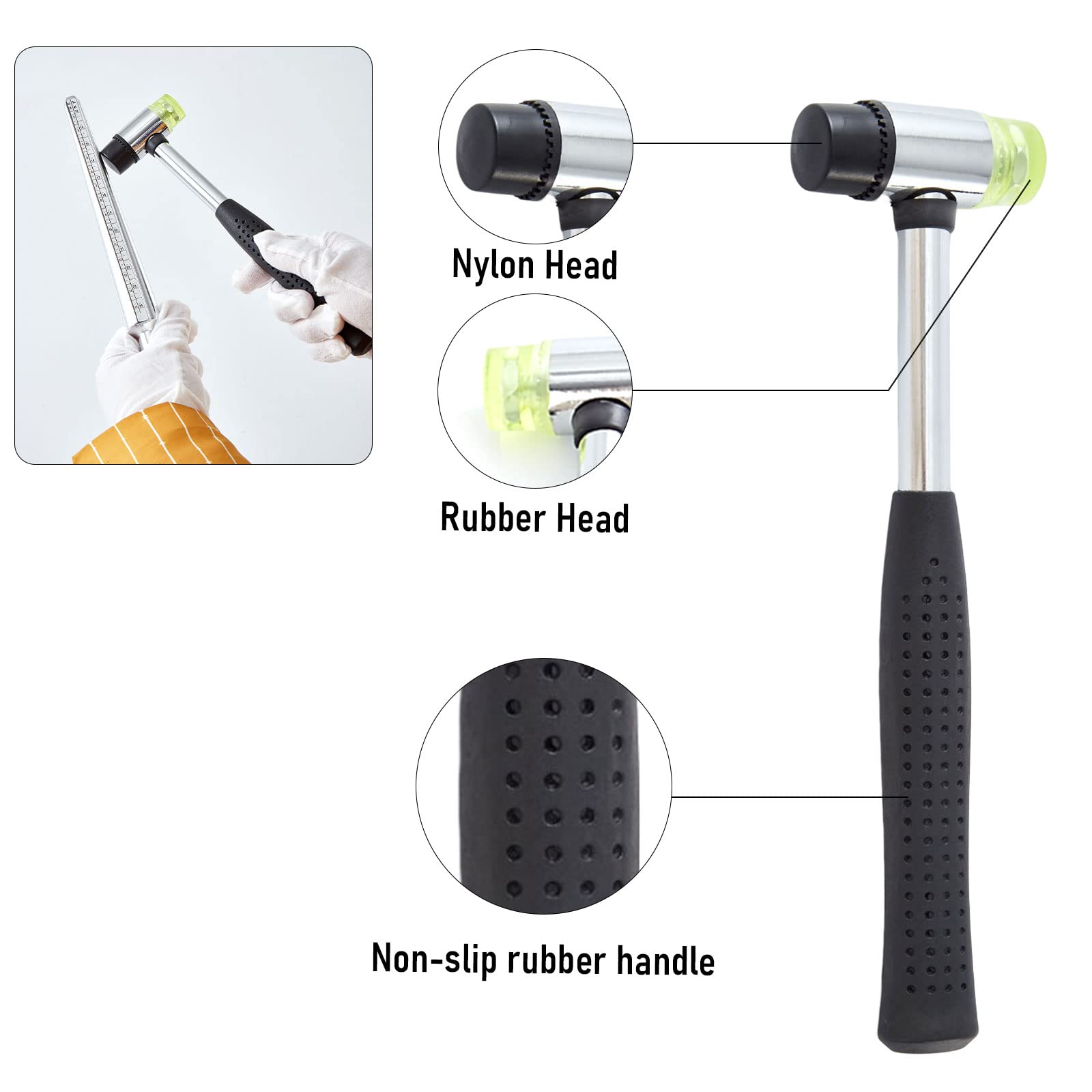 **Goyappin Heavy Duty Spoon Ring Bender Tool - Jewelry Making Kit with Ring Press Machine, Ring Sizer, Mandrel & Rubber Hammer - Perfect for DIY Spoon Rings & Custom Jewelry Crafting**