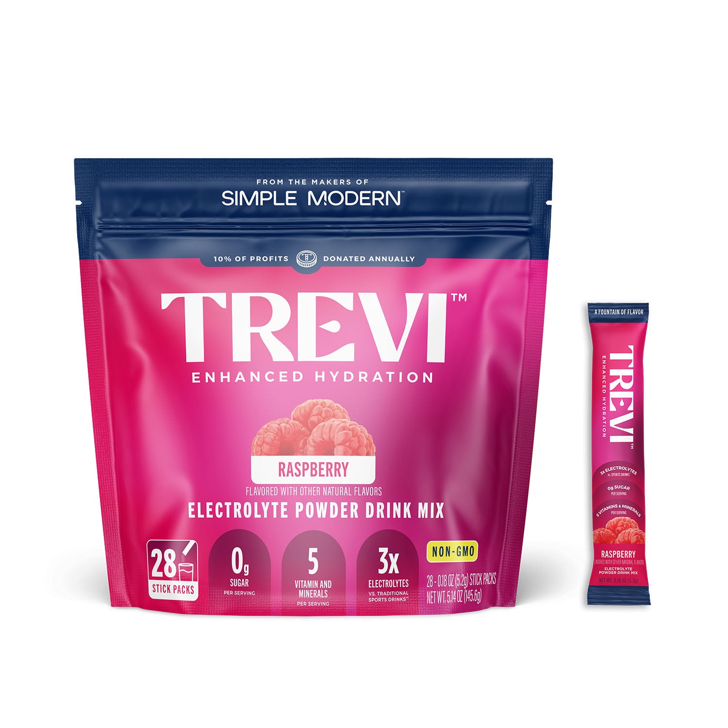 Trevi Electrolyte Powder Mix - Hydration Boost with Essential Minerals | Perfect for Workouts, Travel & Daily Hydration