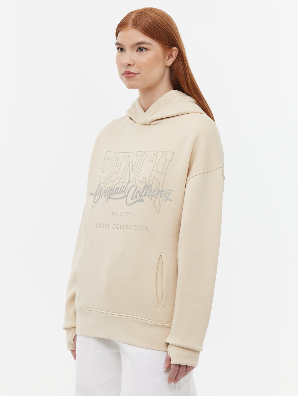 Theda Athletic Logo Oversize Hoodie - Comfortable Unisex Pullover Sweatshirt for Men & Women | Perfect for Gym, Running, Casual Wear & Street Style Fashion