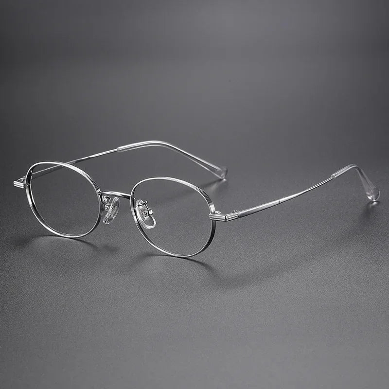 Aror Women's Full Rim Small Oval Titanium Eyeglasses 45015 - Lightweight & Durable Eyewear for Work, Reading & Everyday Use