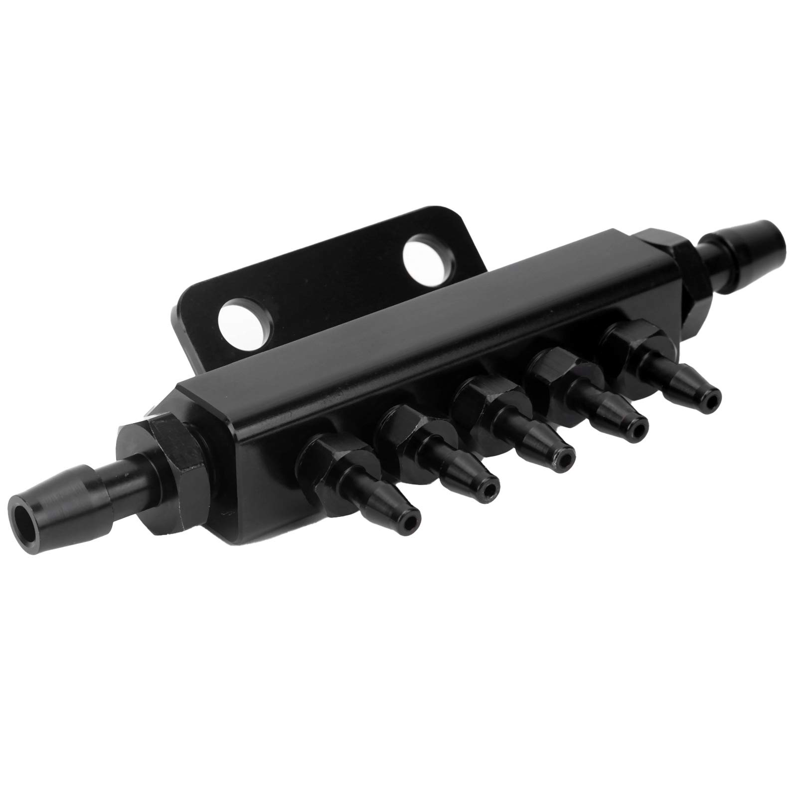 Universal Aluminum Alloy Vacuum Manifold Kit - High Performance Turbo Boost Intake Manifold for Fuel & Gas Engines - Perfect for Car Modification & Racing Applications