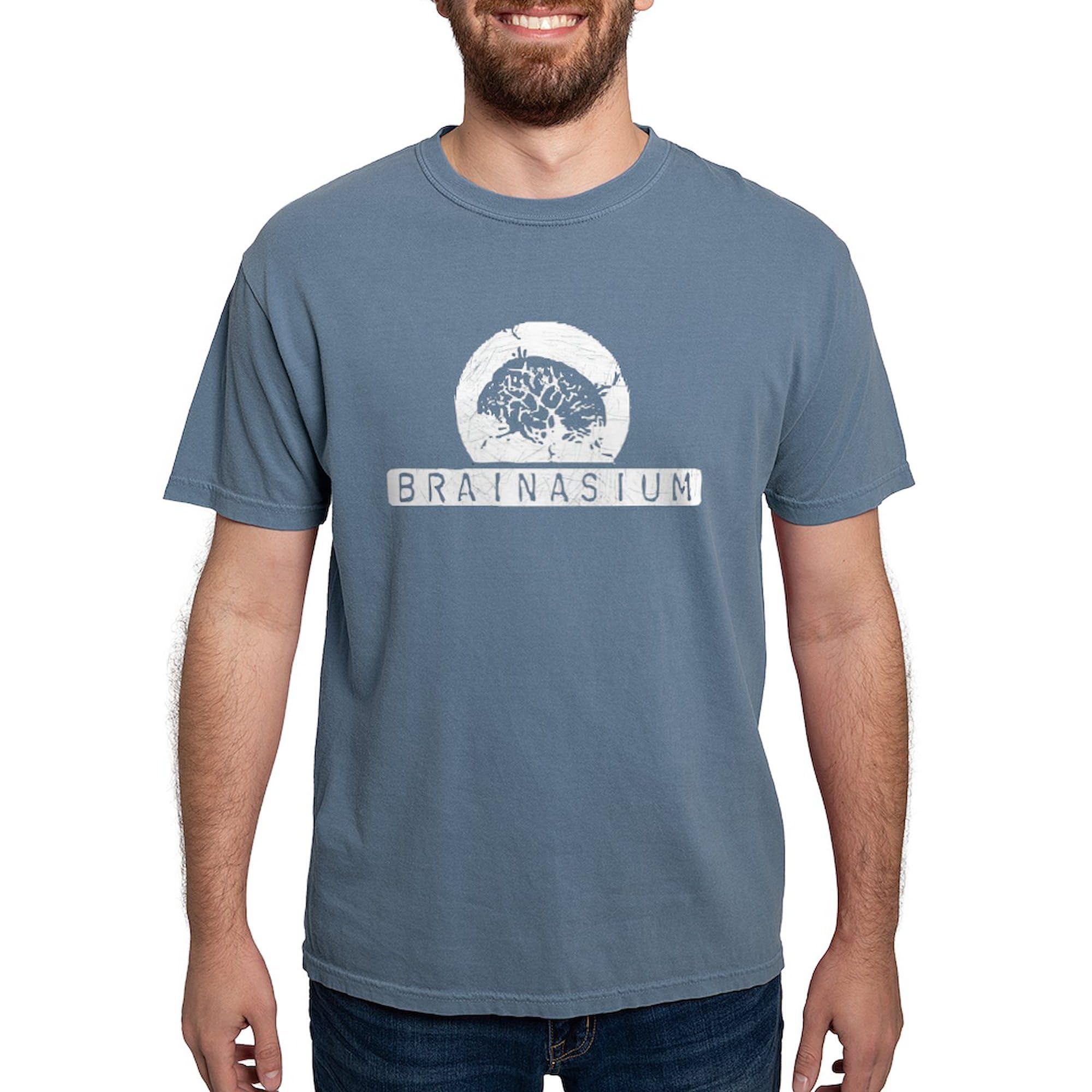 Brainasium Black T-Shirt for Men | Comfort Colors® Soft Cotton Tee | Casual Wear, Gym, Everyday Outfits