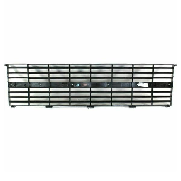 83-84 Chevy C/K Pickup Truck Front Grill Grille Assembly - Silver Finish, No Center Bar - Perfect for Restoration & Customization Projects