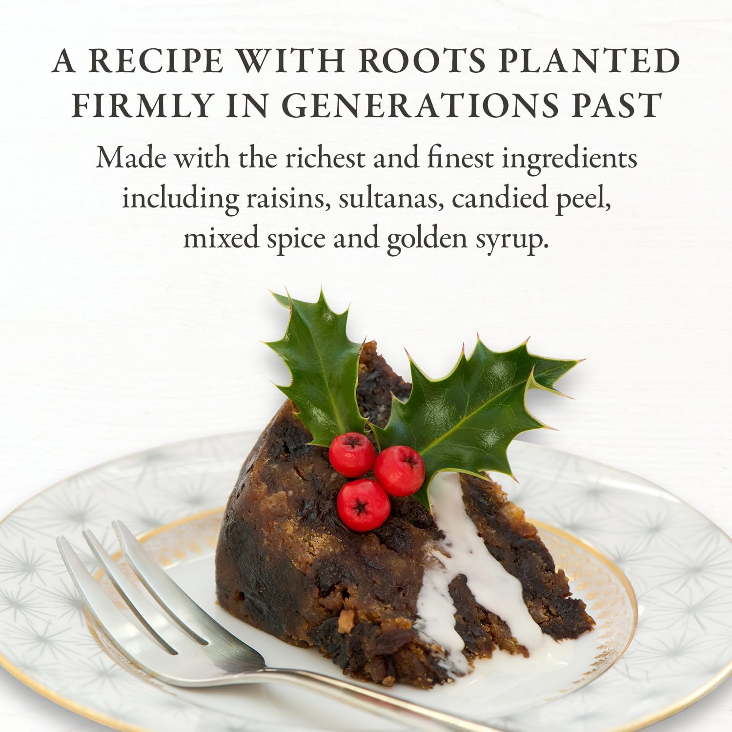 Walkers Christmas Pudding with Rich Fruit - Traditional British Dessert, 14.1 Oz - Perfect for Holiday Celebrations, Gift Giving & Festive Dessert Tables