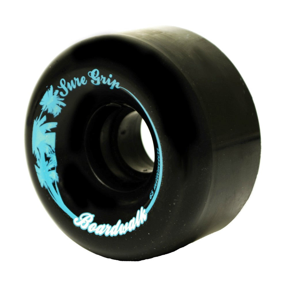 Sure Grip Boardwalk 65mm Quad Roller Skate Wheels - 8 Pack Set for Indoor/Outdoor Skating, Rink, Derby & Artistic Roller Skating