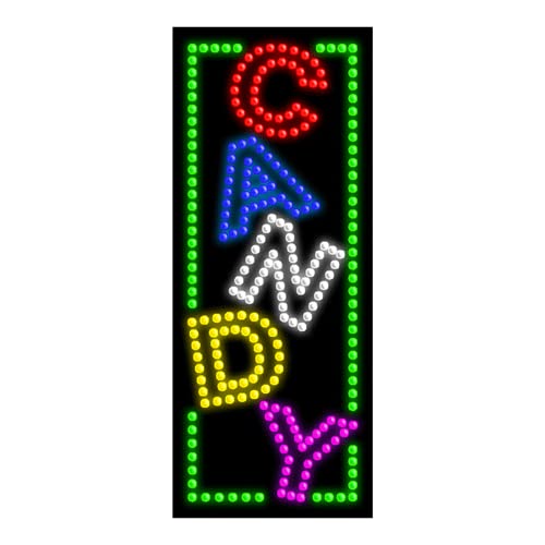 LED Dot Sign #20975 - Colorful Candy-Themed Light for Home Decor, Parties, and Events | Perfect for Bedroom, Living Room, and Wedding Decorations