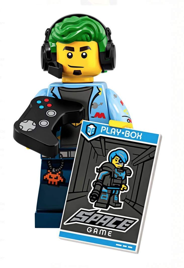 LEGO Minifigures Series 19 Video Game Competition Minifigure 71025 - Collectible Building Toy for Gamers & LEGO Fans (Bagged) - Perfect for Display, Gifts & Creative Play