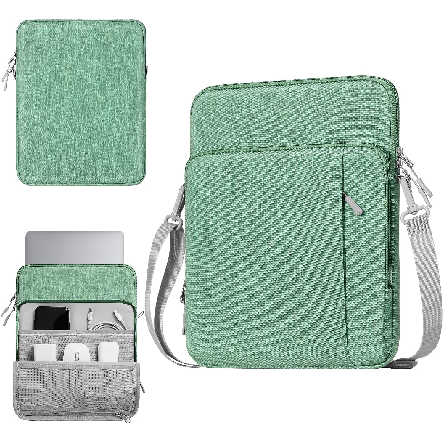 TiMOVO 13-14 Inch Laptop Sleeve Bag with Pockets - Compatible with iPad Air 13