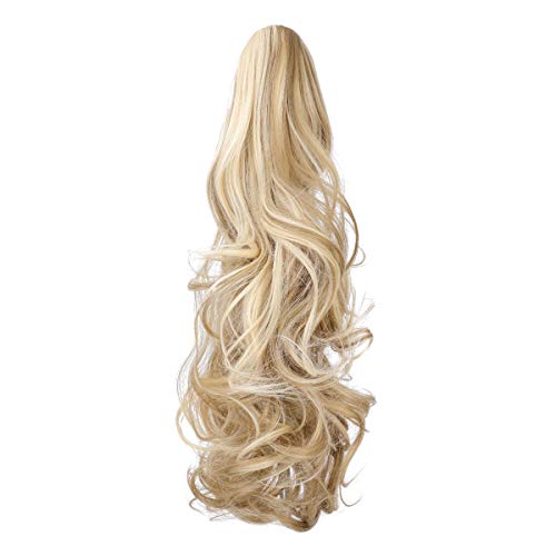 Clip-in Ponytail Hair Extension with Claw Clip - Natural Looking Hairpiece for Instant Volume & Length - Perfect for Parties, Weddings & Everyday Styling