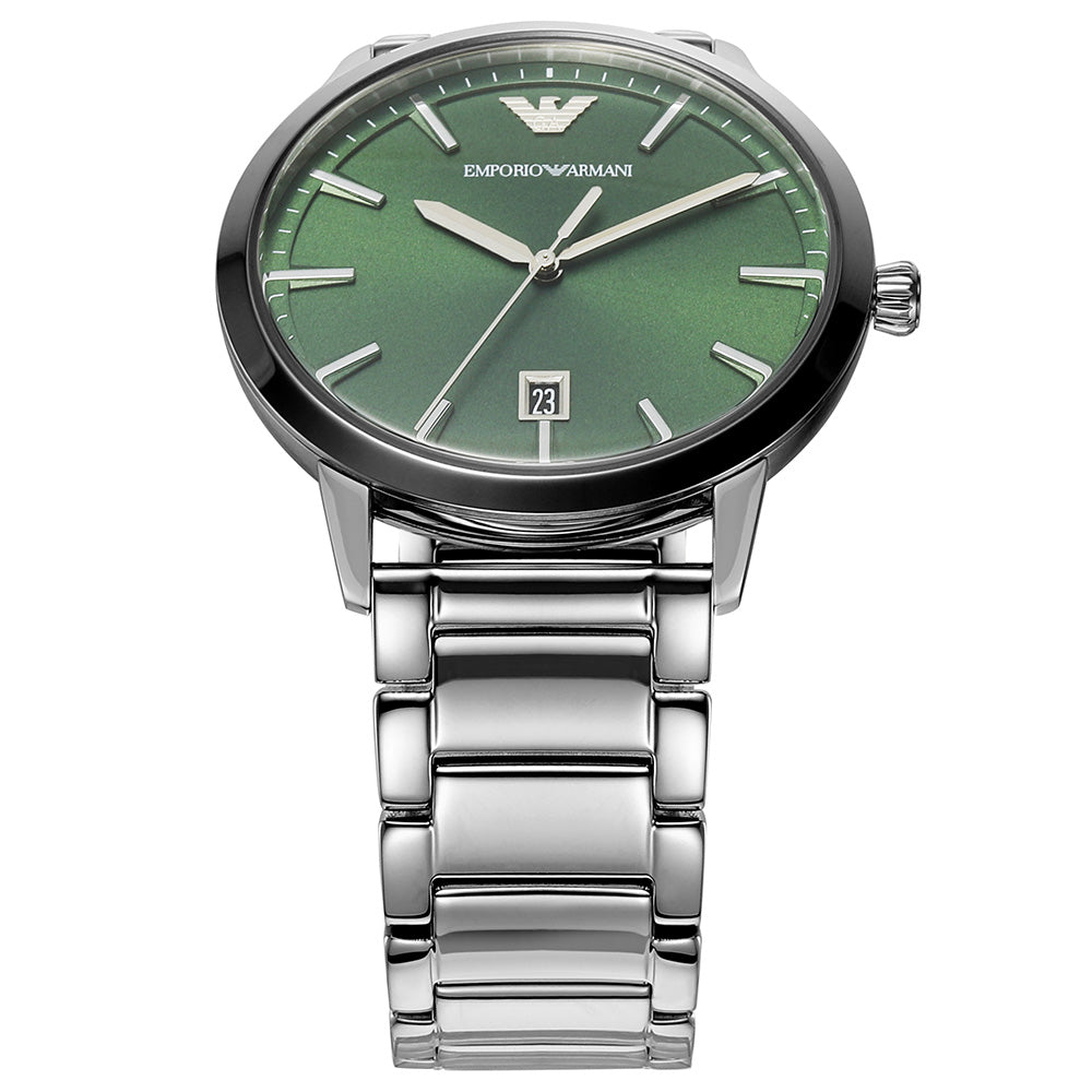 Emporio Armani AR11575 Ruggero Men's Luxury Watch - Stylish Chronograph for Business, Formal & Casual Wear