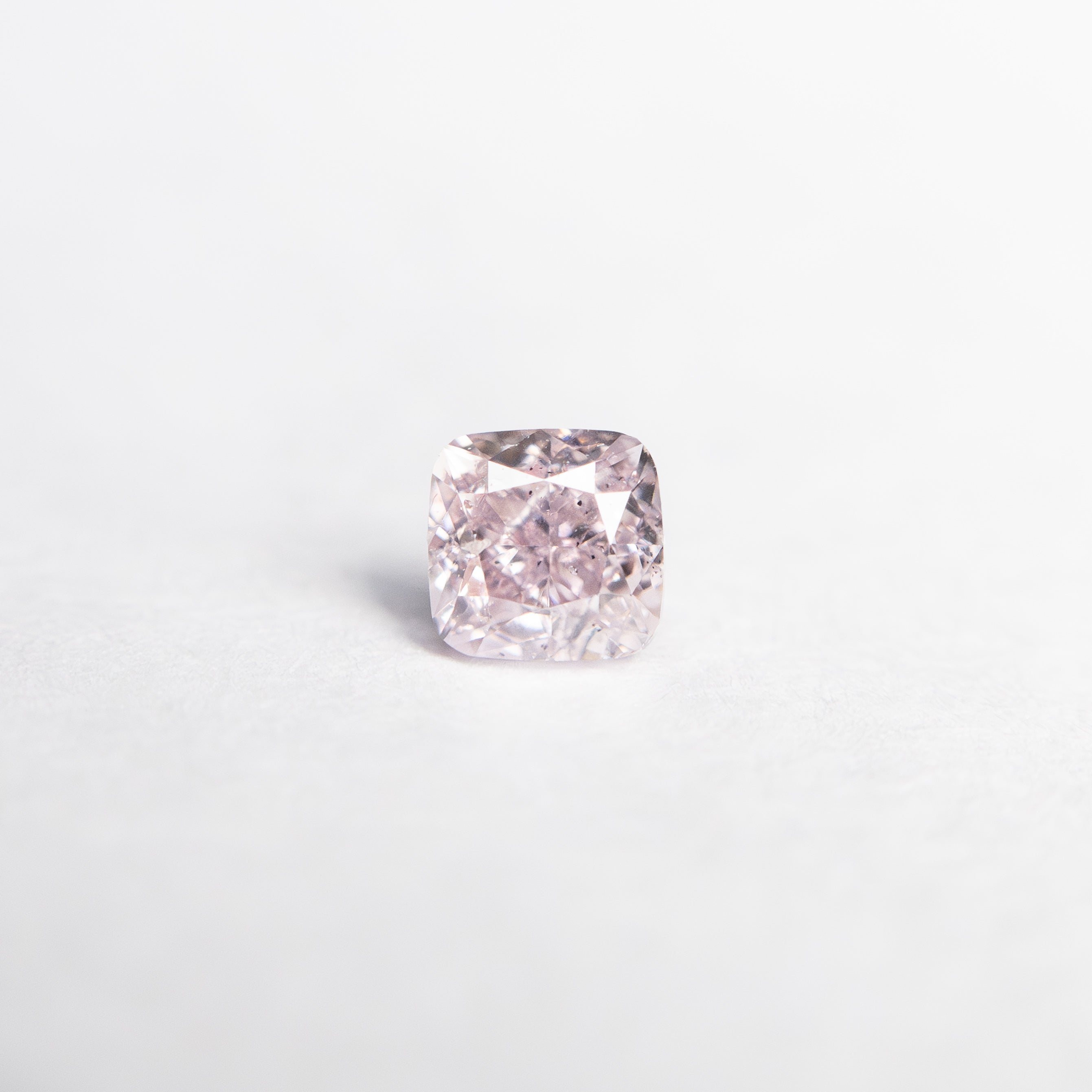 0.21ct GIA Certified SI2 Fancy Purplish Pink Cushion Cut Diamond - 3.09x3.04x2.28mm | Engagement Ring, Wedding Jewelry & Anniversary Gift