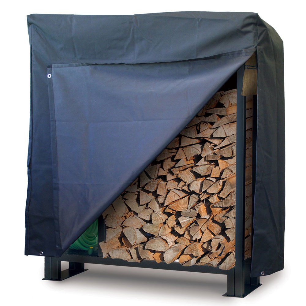 Pilgrim Home and Hearth 18566 Outdoor Wood Rack Cover - Waterproof Firewood Storage Protector for Patio, Deck & Backyard - Perfect for Firewood, Logs & Kindling Storage in All Seasons