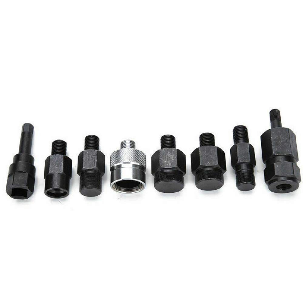 14Pcs Diesel Injector Extractor Removal Tool Set with Common Rail Adaptor & Slide Hammer Puller - Professional Auto Repair Kit for Fuel Injector Maintenance (Works on Most Vehicles)