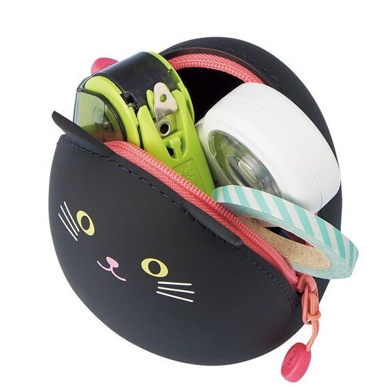 Premium PuniLabo Nekorobi Egg Pouch Case by LIHIT LAB - Cute Cat-Shaped Pencil Pouch for School & Office Supplies | Perfect Gift for Stationery Lovers & Anime Fans