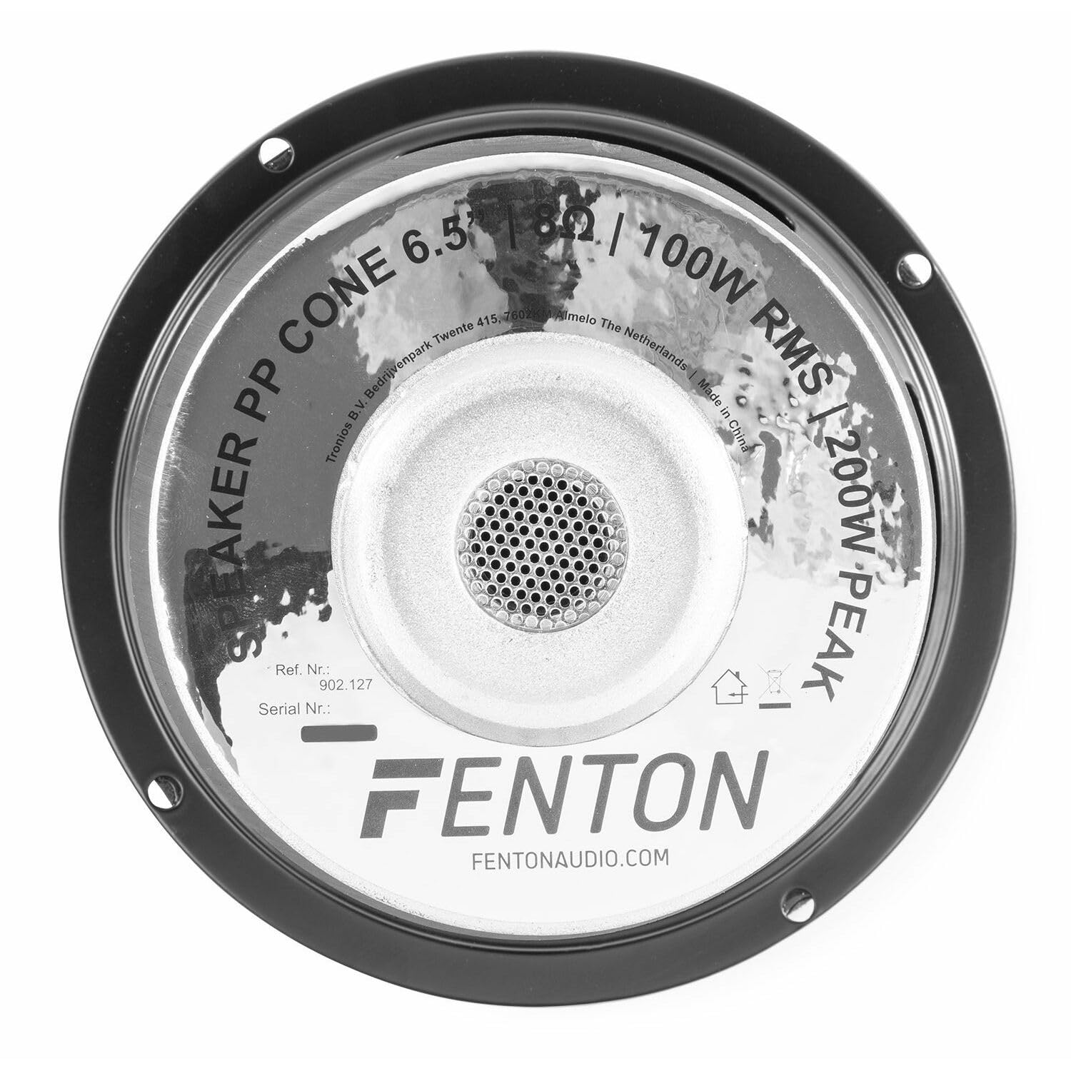 Fenton WP16 6.5 Inch Bass Speaker (16cm) - 200 Watts Max Power, Suspension Foam & Heat Resistant Coil - Perfect for HiFi Systems, Home Theater, and Car Audio Speaker Replacement