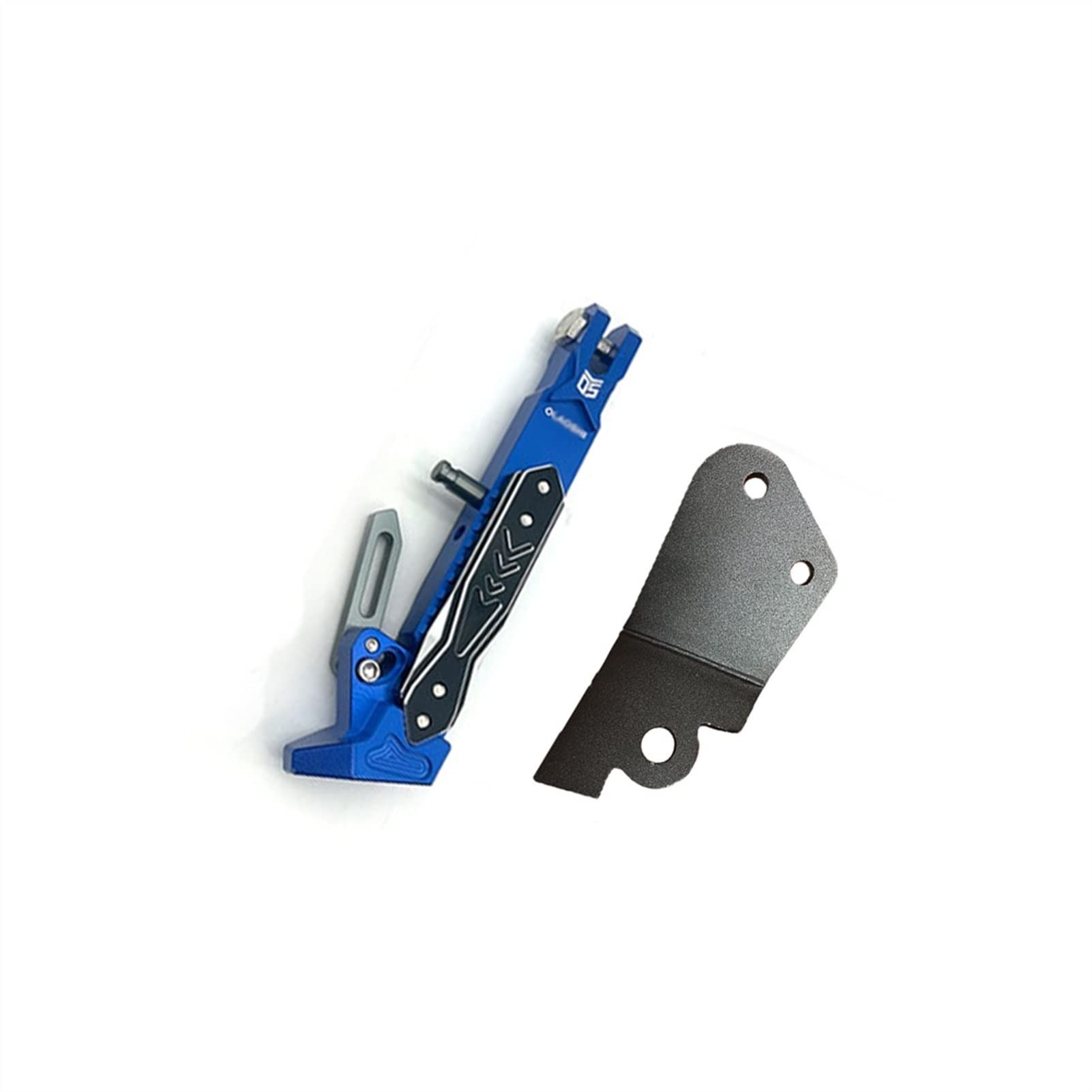 Italjet Dragster 200 125 2021-2022 Adjustable CNC Motorcycle Kickstand - 5 Colors (Blue) | Heavy-Duty Sidestand with Enlarged Extension for Secure Parking & Easy Maintenance