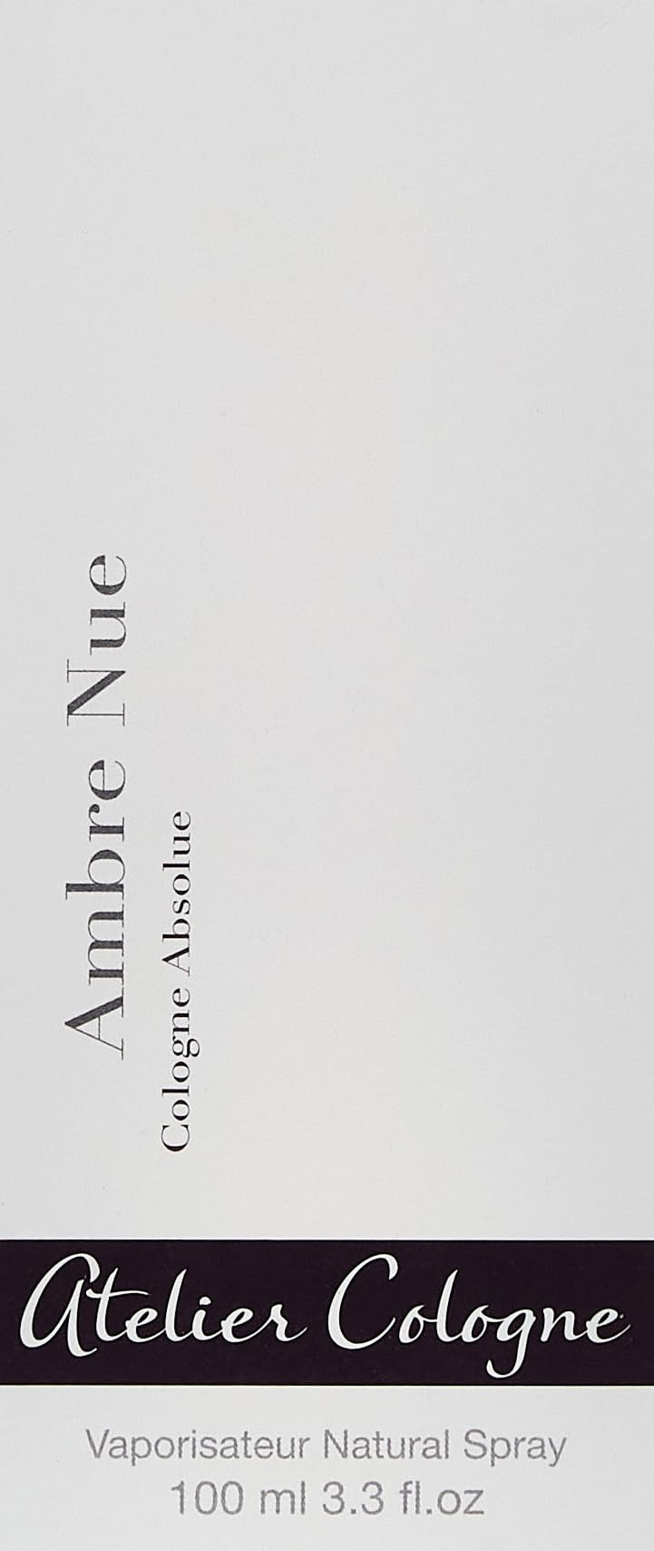 Atelier Cologne Absolue Spray - Ambre Nue Eau de Parfum, 3.3 oz / 100ml - Luxury Amber Scent for Women & Men - Perfect for Date Night, Special Occasions & Everyday Elegance