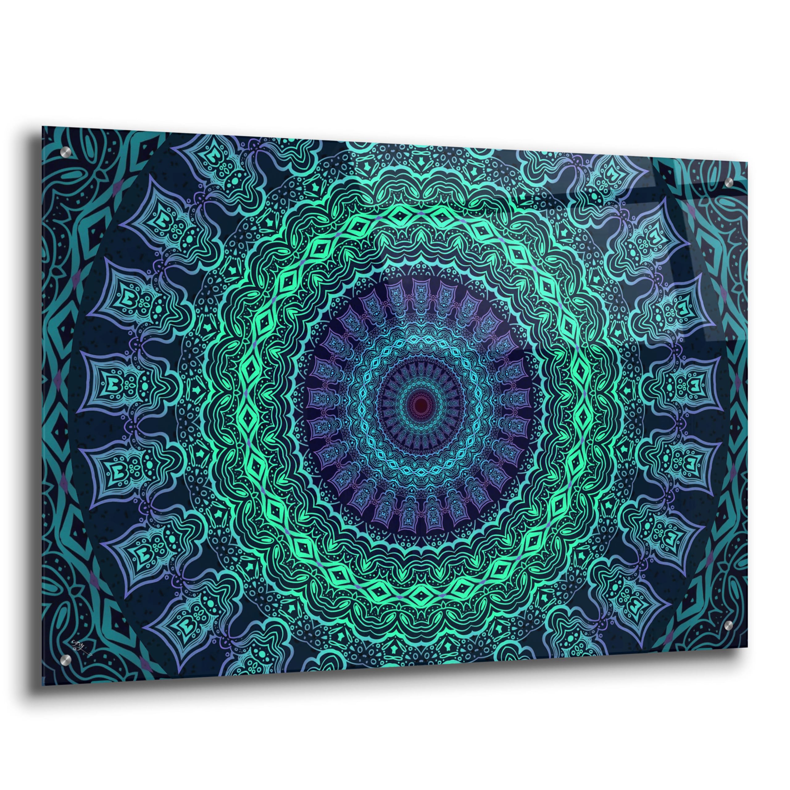 Epic Art 'Set And Setting 5' by Cameron Gray - 36x24 Inch Acrylic Glass Wall Art Decor for Living Room, Bedroom & Office | Modern Abstract Painting for Home & Office Decoration