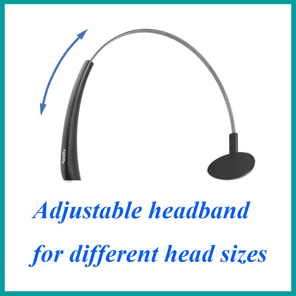 RJ9 NC Mono Office Phone Headset - Compatible with Aastra, Nortel, Digium, Polycom, ShoreTel, NEC & AltiGen Phones - Includes 3.5mm Adapter - Noise Cancelling for Clear Calls - Perfect for Home Office, Call Centers & Business Communications