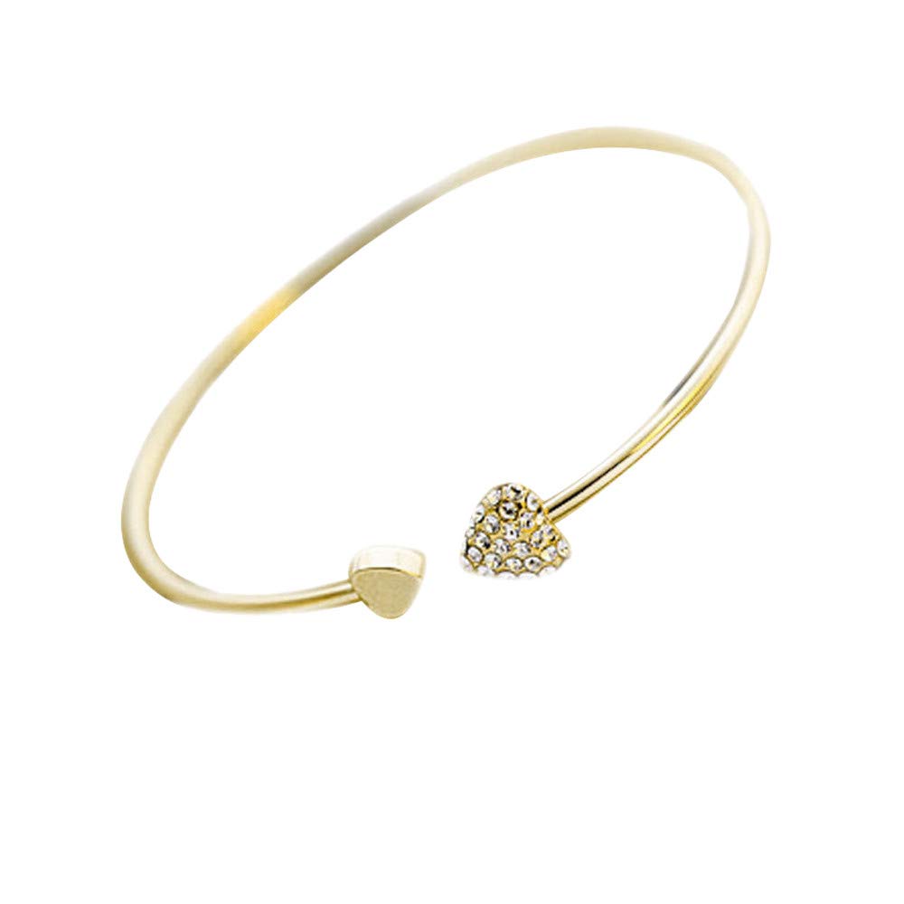 Elegant Heart Crystal Bracelet for Women - Love & Fashion Jewelry Gift for Her - Perfect for Valentine's Day, Anniversary & Romantic Occasions