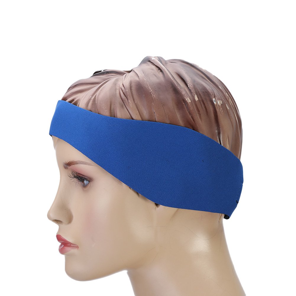Waterproof Neoprene Swim Headband for Adults & Kids - Adjustable Elastic Hair Ear Guard for Swimming, Surfing & Water Sports - 2 Sizes (Toddler & Adult) - Ideal for Pool, Beach & Training