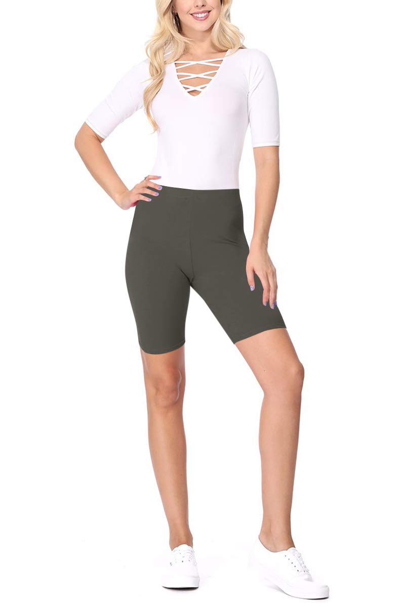 FashionJOA Women's High Waist Yoga Shorts - Seamless Stretchy Workout Biker Shorts for Running, Gym & Lounge (3-Pack) - Perfect for Yoga, Pilates & Casual Wear