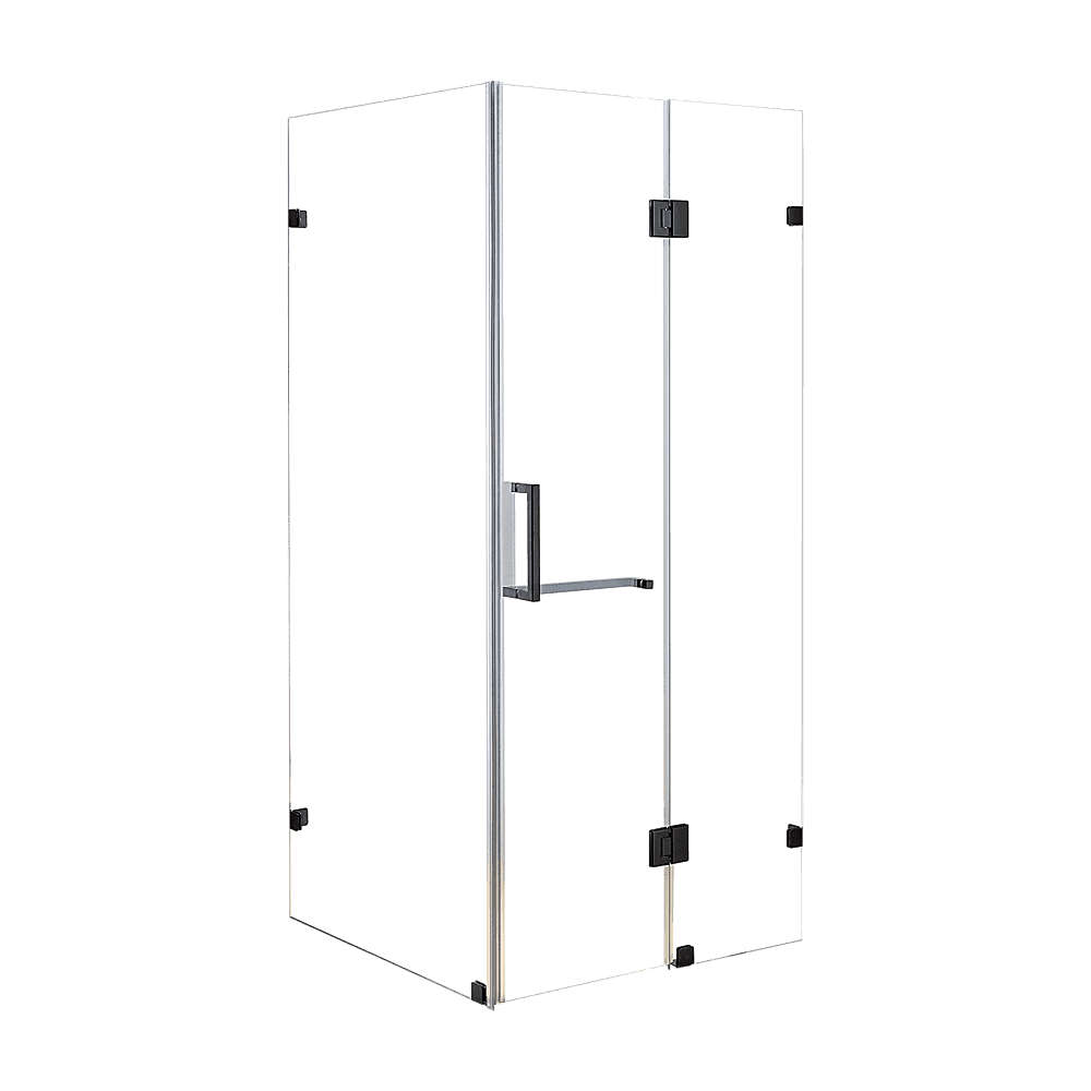 Frameless 10mm Glass Shower Screen 1100 x 1000mm - Modern Bathroom Enclosure by Della Francesca | Perfect for Walk-in Showers, Wet Rooms & Spa Bathrooms