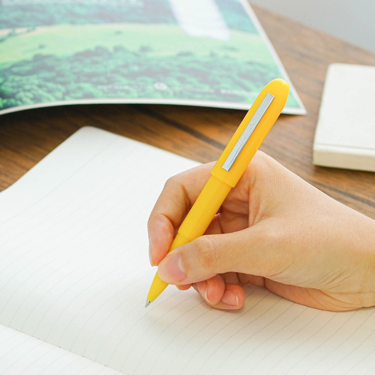 Premium Bullet Ballpoint Pen with LED Light - Smooth Writing & Portable Design for Office, School, and Outdoor Use