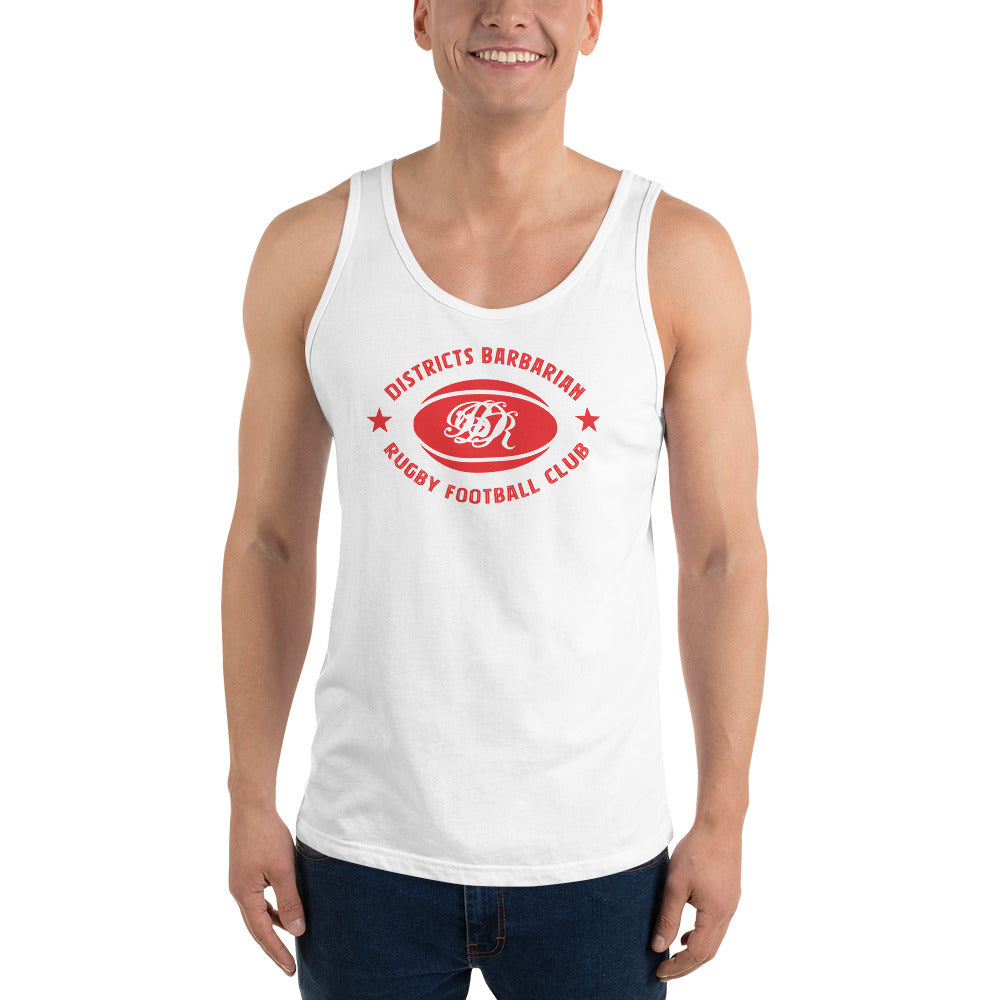 Districts Barbarian RFC Classic Tank Top for Men - Breathable & Comfortable Workout Shirt - Perfect for Gym, Running & Casual Wear