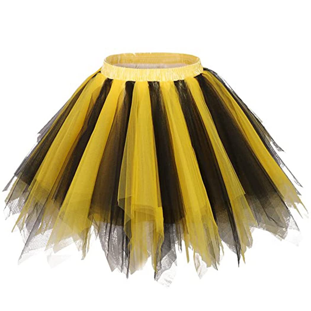 Layered Tulle Tutu Skirt for Women & Girls - Ballet Dance Skirt, Festival Costume, Photo Shoot & Party Wear - Soft Flowy Layered Skirt for Performances, Dress Up & Special Occasions