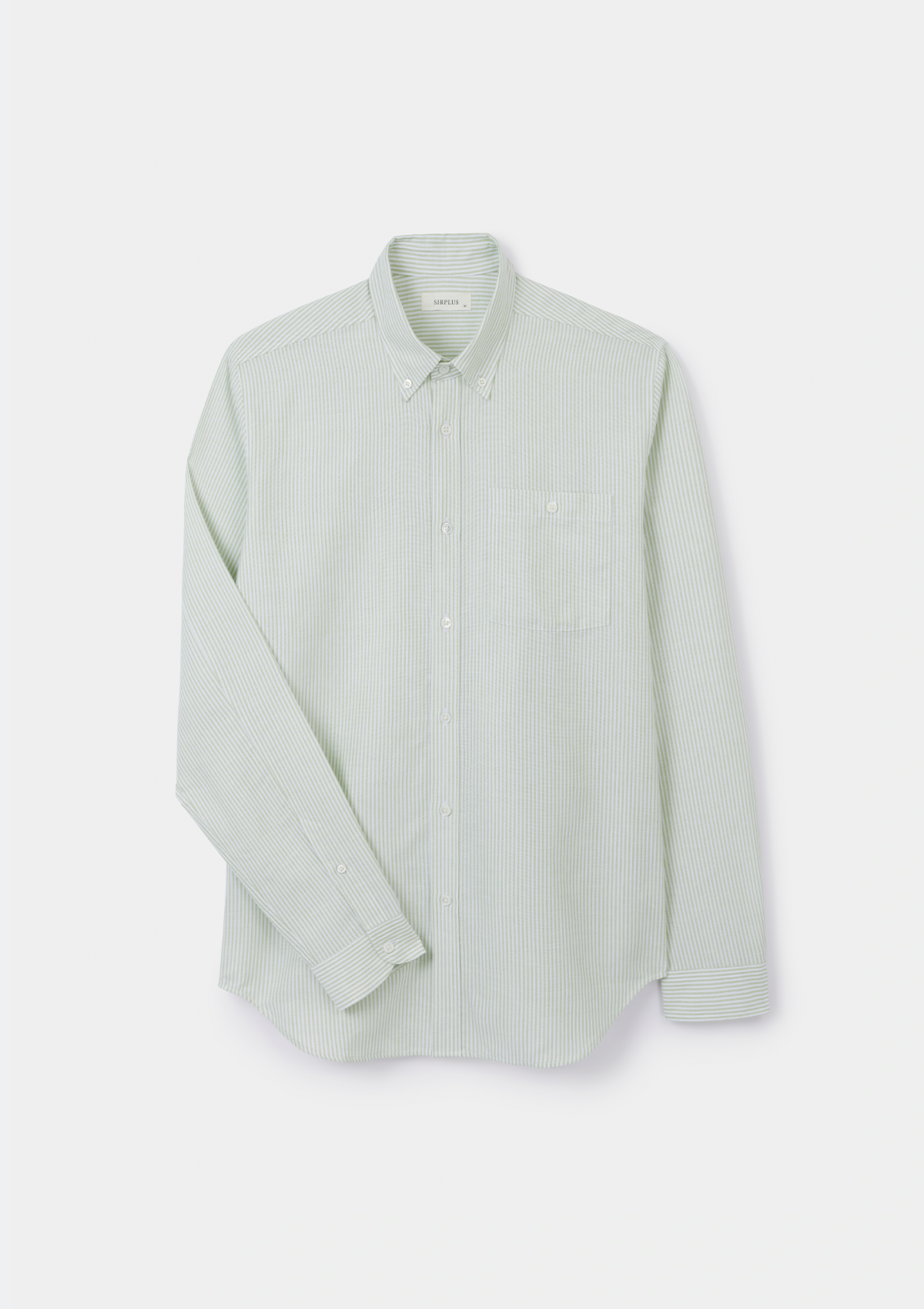 Apple Green Striped Button-Down Shirt for Men - Casual & Business Office Wear | Perfect for Work, Dates & Formal Events