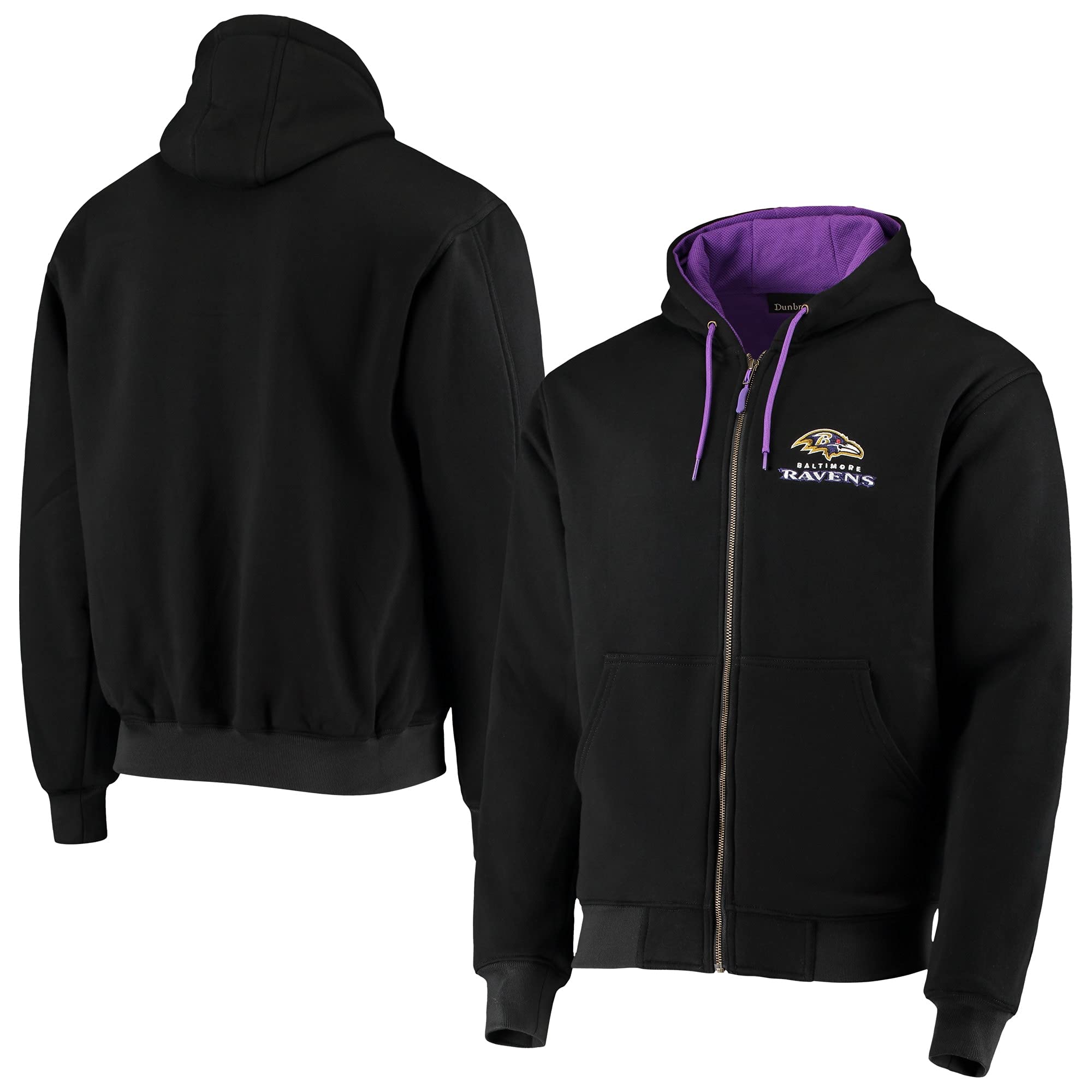 Men's Craftsman Full Zip Thermal Hoodie - Heavy Duty Workwear for Cold Weather - Ideal for Construction, Outdoor Jobs & Winter Activities