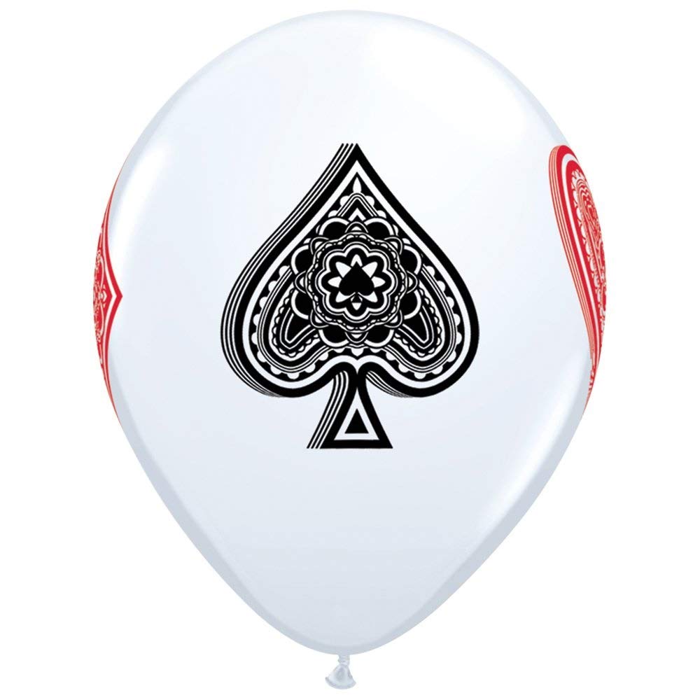 Anagram Casino Place Your BETS 13-Piece Party Balloon Decorations Set - Perfect for Casino Themed Birthday, Bachelorette & Vegas Night Decor