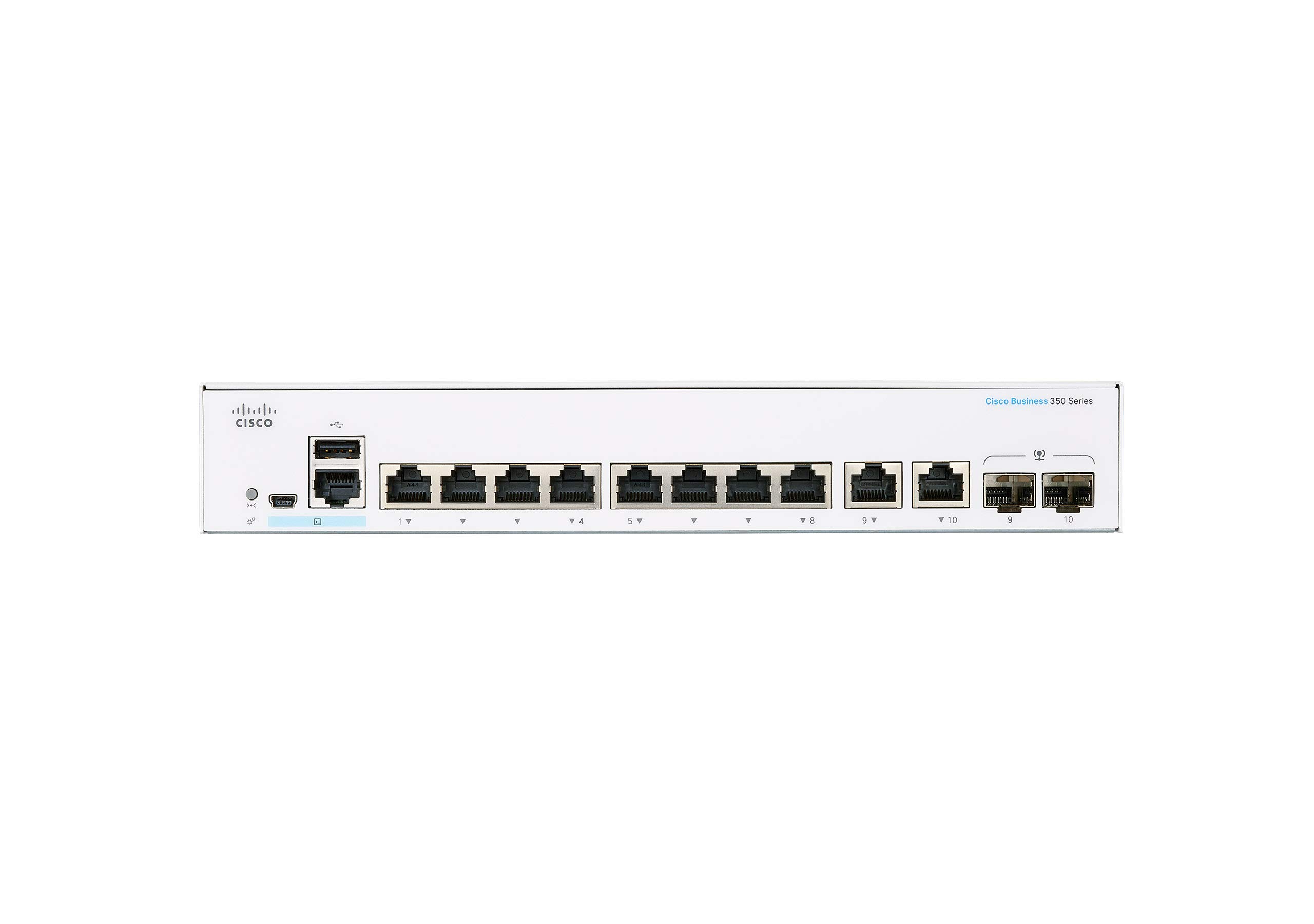 Cisco CBS250-8T-E-2G 8-Port Gigabit Smart Switch with 2x1G Combo Ports & Lifetime Warranty - Ideal for Small Business Networks, Home Offices & IT Infrastructure