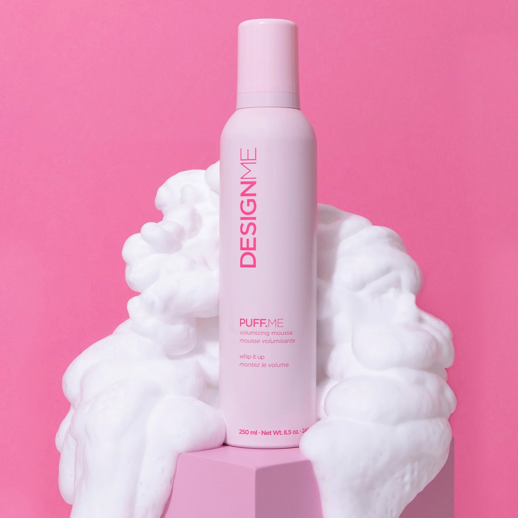 Design Me Puff Me Volumizing Mousse for Hair - Lightweight Styling Foam for Volume & Lift - Perfect for Fine, Flat Hair & Everyday Styling