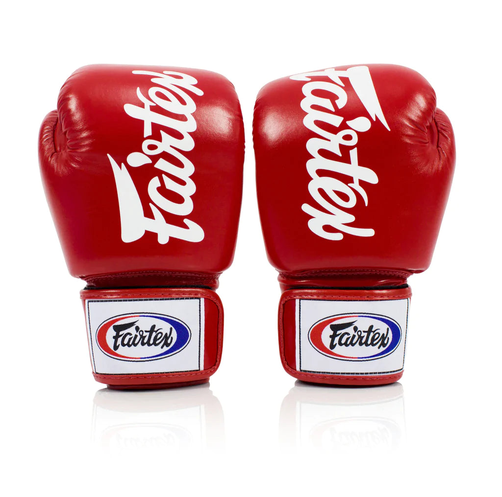 Fairtex BGV19 Deluxe Tight Fit Boxing Gloves for Training, Sparring & Muay Thai - Premium Leather MMA Gloves for Men & Women