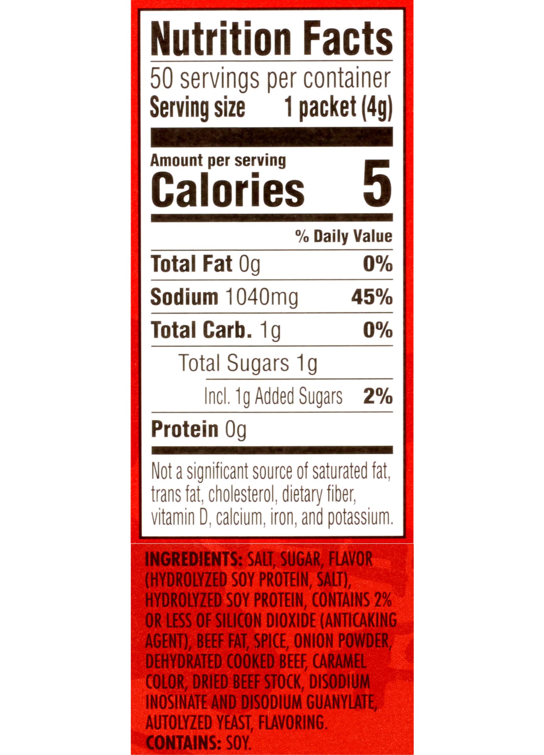 Herb-Ox Granulated Beef & Chicken Bouillon Variety Pack - 50 Count Box (Pack of 2) with Swivel Spoons | Instant Soup Base, Cooking Seasoning for Broth, Stews & Recipes | Perfect for Home Chefs & Meal Prep