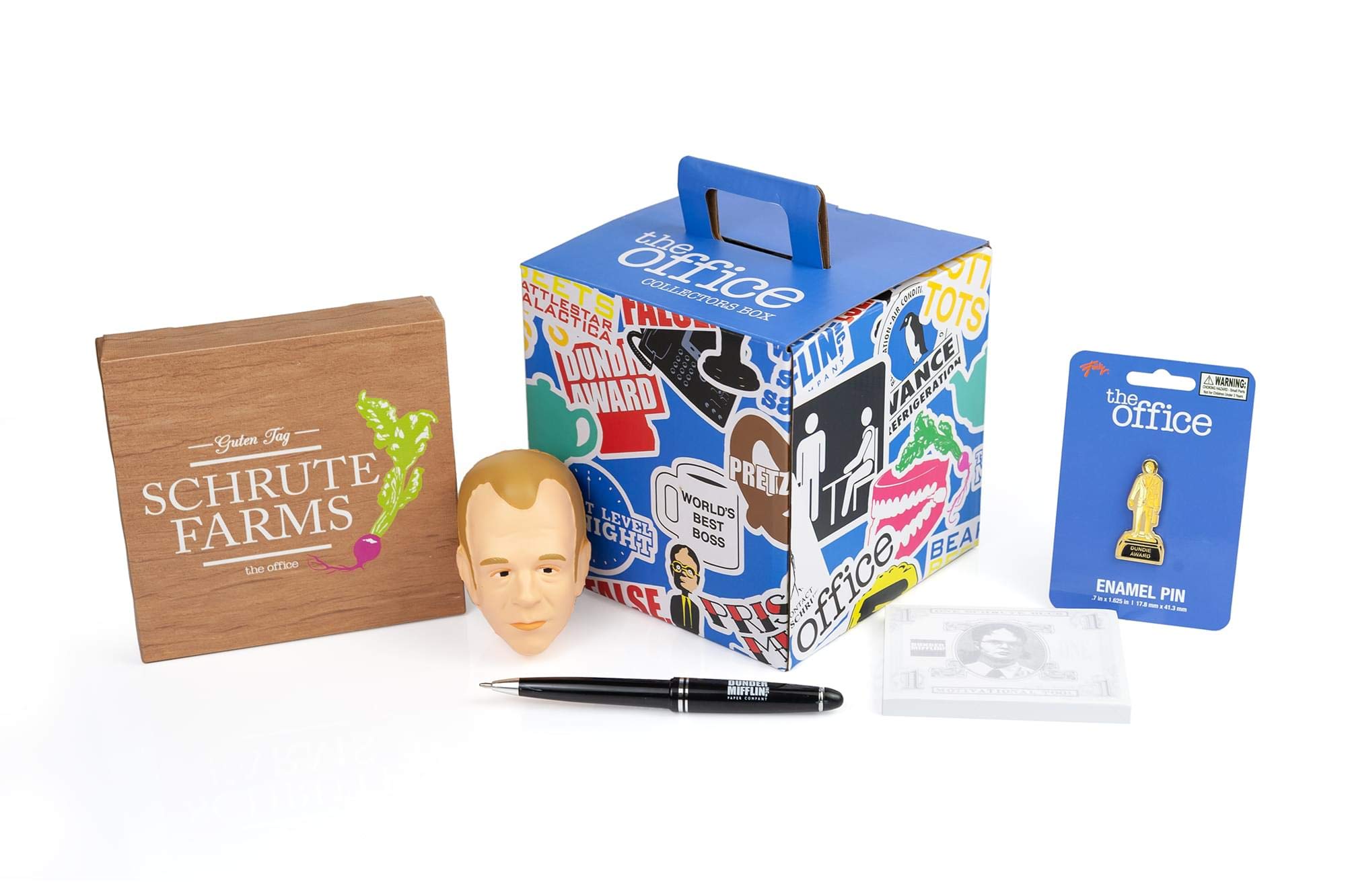 Dunder Mifflin Collector Looksee Box - The Office TV Show Merchandise | 5 Themed Collectible Toys | Perfect Geek Gift for Fans | Great for Office Decor, Themed Parties & Pop Culture Collections