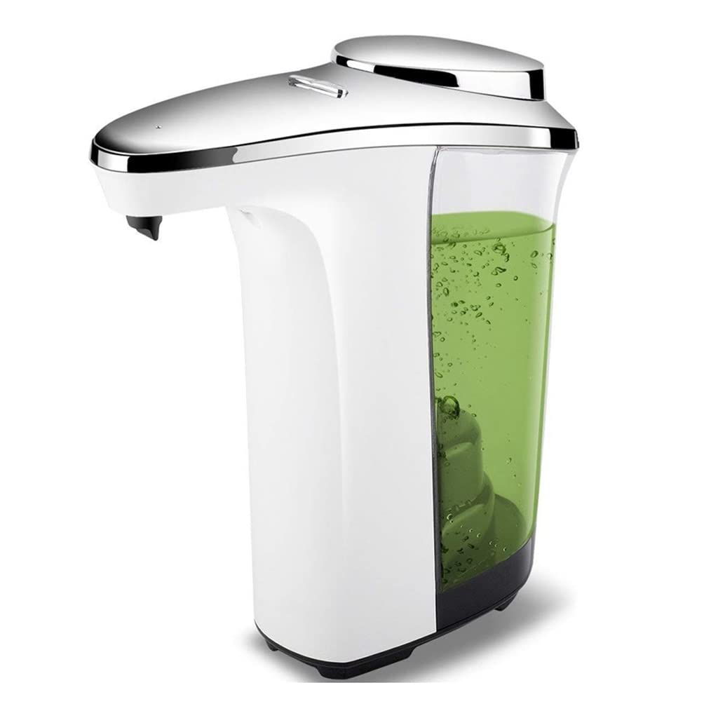 Automatic Soap Dispenser with Sensor Pump - Adjustable Volume Control, 17Oz/500Ml Battery Operated Refillable Liquid Dispenser for Kitchen, Bathroom & Office Use