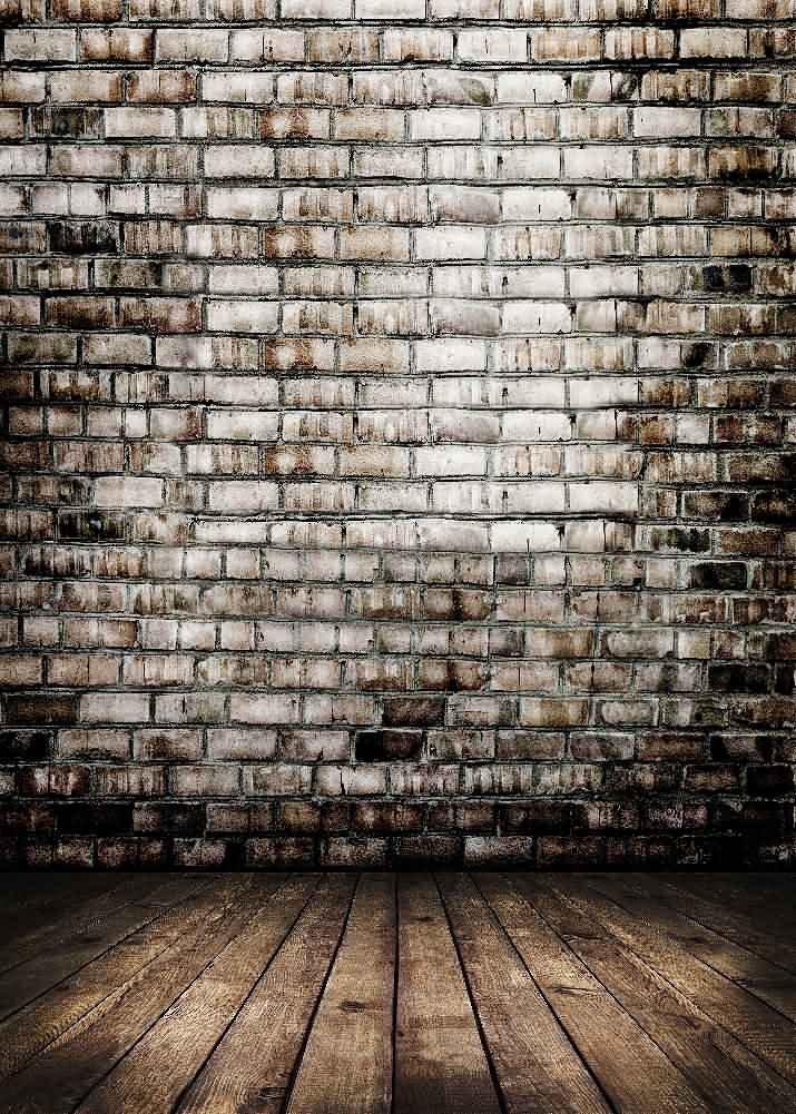 GladsBuy 5x7ft Brick Wall Backdrop - Photography & Video Shoot Background