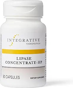 Integrative Therapeutics Lipase Concentrate HP - High Potency Digestive Enzyme Supplement for Fat Digestion & Gut Health - Ideal for Meals & Digestive Support