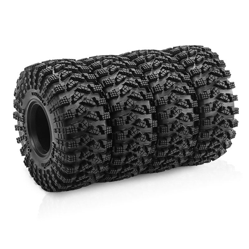1.9 Scale Crawler Tires for SCX10 TRX4 TRX6 D90 90046 D298 - Heavy Duty Off-Road RC Crawler Shells for Rock Climbing & Trail Adventures