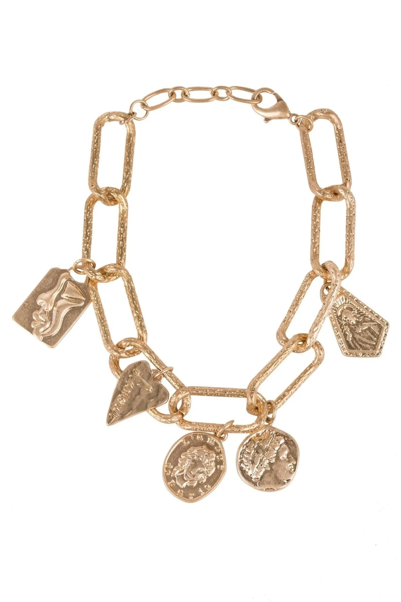 Augusta Charm Bracelet for Women - Elegant Adjustable Beaded Bracelet with Unique Charms - Perfect for Gifts, Parties, and Everyday Wear