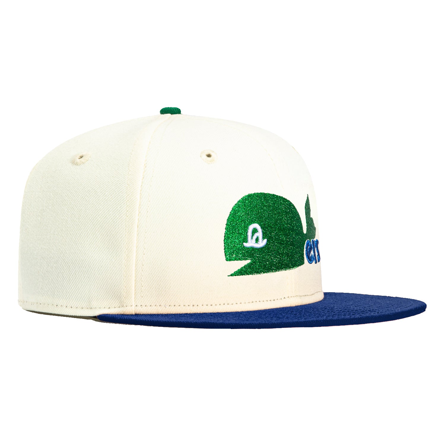New Era 59Fifty Hartford Whalers Snapback Hat - White & Royal Blue Adjustable Baseball Cap for Men & Women | Perfect for Hockey Games, Sports Events & Streetwear Fashion