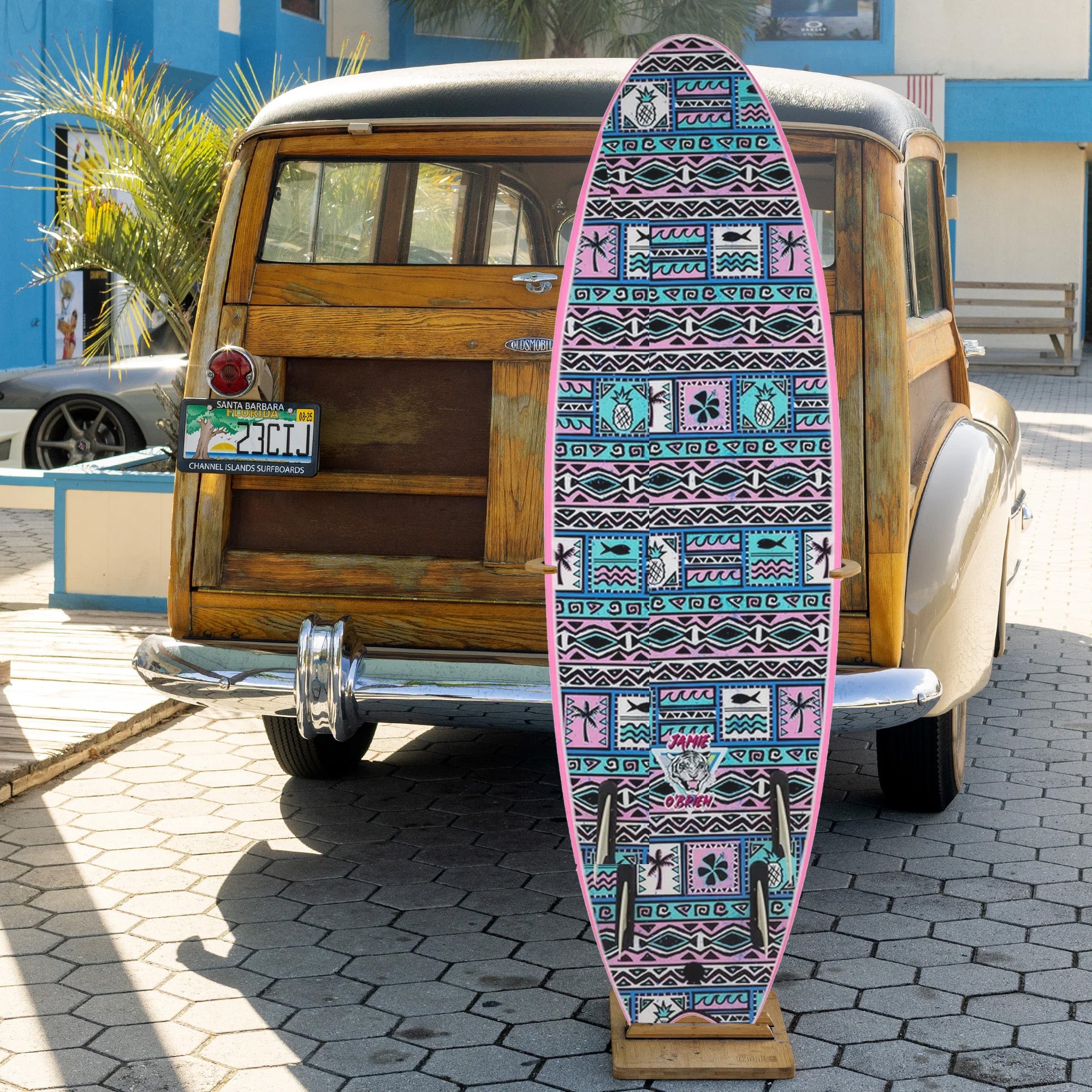Catch Surf Odysea Skipper Team Quad 6'0 Soft Top Surfboard for Beginners - Pink - Perfect for Small Waves & Summer Beach Fun